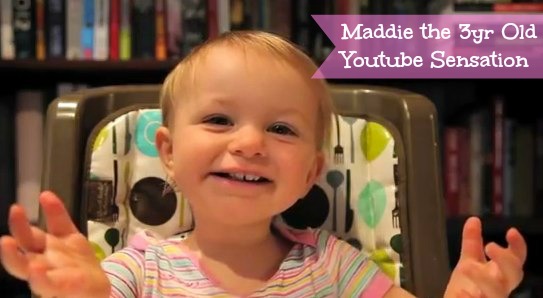 The 3yr old Maddie Tippett Angel was a Youtube Celebrity who brought happiness to millions with her sensational performance