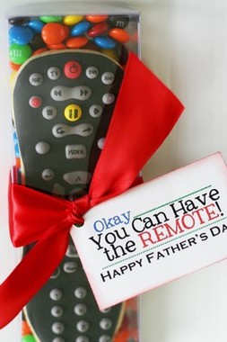Make Fathers Day Remote Control Cookie