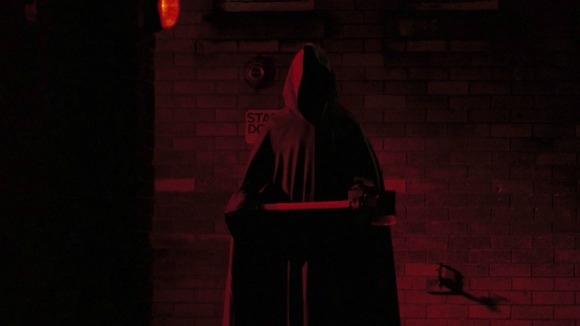 The Black cloaked reaper who kills people and makes it look like an accident from Hot Fuzz 2007 via movie recommendations and storyline reviews | comedy movies