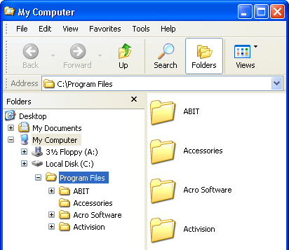 Program files on your PC