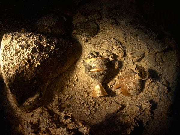 Sunken Treasure Photographed by Bill Curtsinger, National Geographic near Turkey