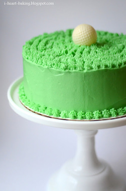Make Golf Ball cake for Fathers Day