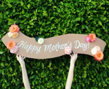 Make a Mother's Day Fresh Flower Banner