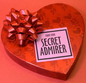 Be a Secret Admirer on Valentines Day