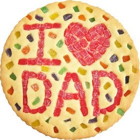 Make I love Dad Cookies for Fathers Day
