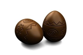 Make Chocolate Fondant Easter Eggs